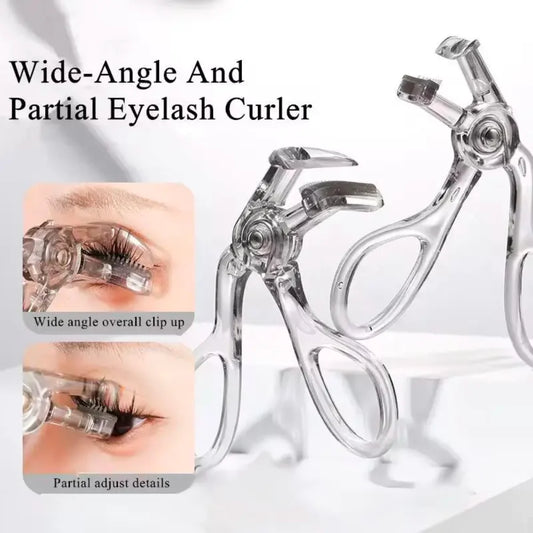 Dual-type eyelash curler with comb tool