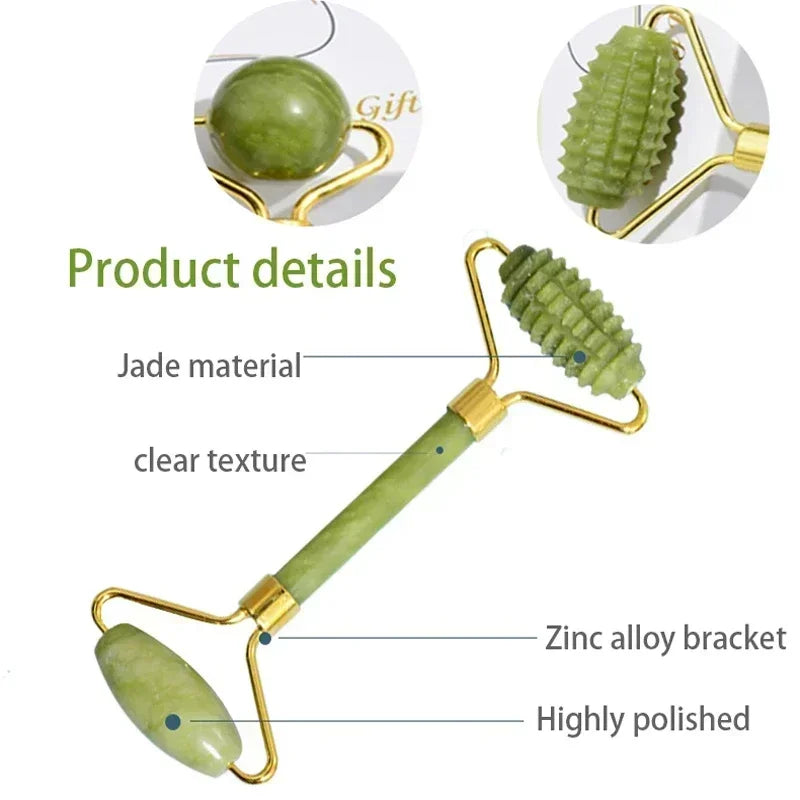 Gua sha stone face lifting tool