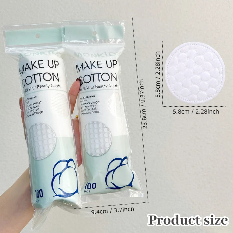Cotton pads packaging