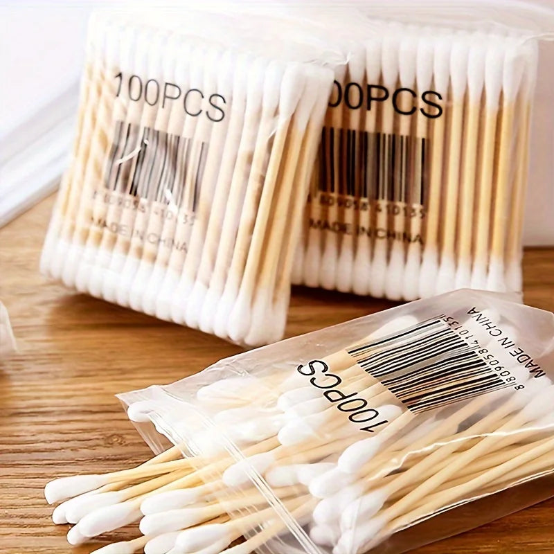 Bamboo cotton swabs eco-friendly 200 count