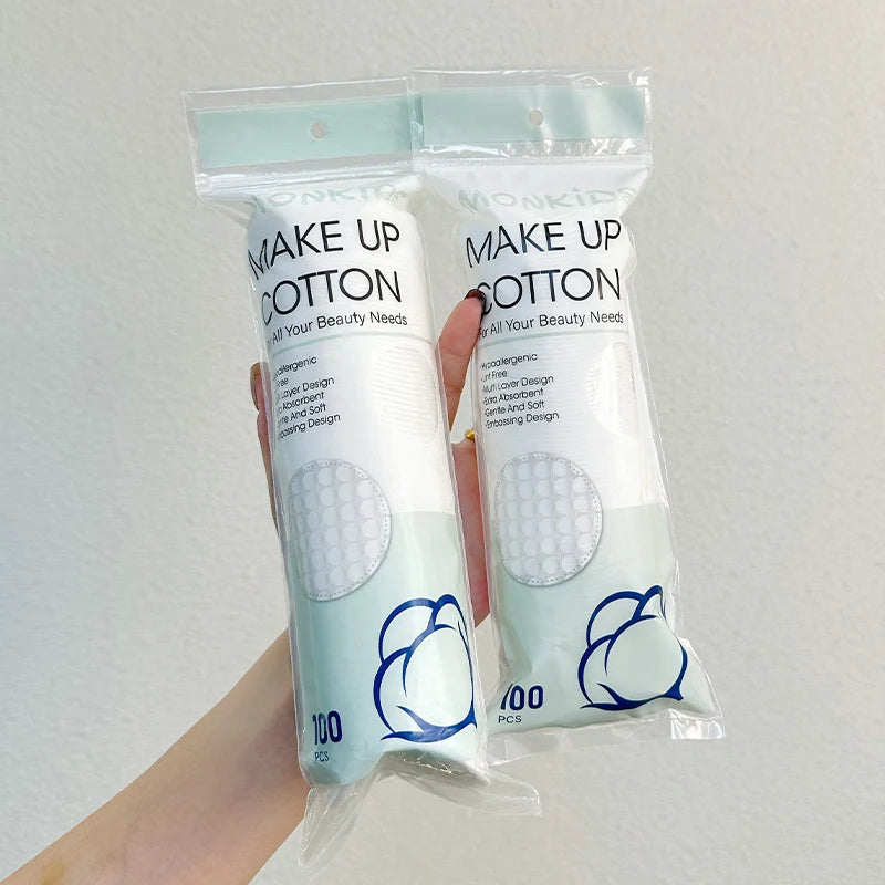 200pcs soft cotton makeup remover pads