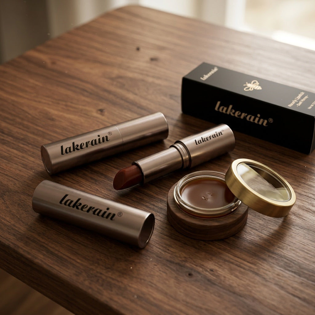 Honey Lip Balm Set — 4pcs Natural Moisturizing Lip Care